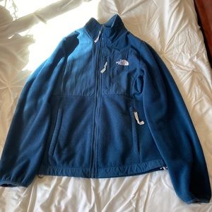 Blue North Face jacket